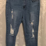 Wax Jean Women's Light Blue‎ Ripped Skinny Jeans Blue Size 16 Photo 0