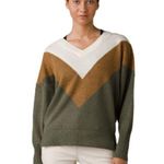 prAna  Women’s Norfolk Sweater Size Medium EUC Pit Photo 6
