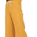 Mate the Label NWT Yellow Organic Thermal Wide Leg Pant - S Photo 0