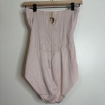 MiracleSuit  36C Strapless Bodysuit Shaping Corset Beige Underwire Control Photo 2