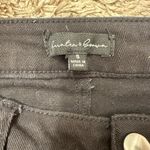 Hunter and Brown Black Ruffled Denim Skirt size S Photo 3