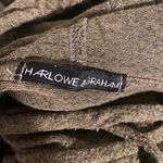 💜 Harlowe & Graham Army Green Khaki Hoodie with Pockets Photo 5