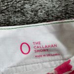 Lilly Pulitzer Callahan Short Sz 0 Pink And White Lion 5" Photo 3