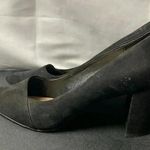 Michael Shannon MICHAEL BY  WO SIZE 11 BLACK SUEDE SLIP ON CLOSED TOE PUMP Photo 11