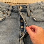 AGOLDE Riley Denim Jean Cut Off Short in Snapshot 24 Button Fly High Rise Casual Photo 3