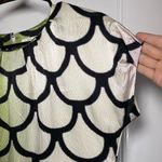 JULIE HAUS Silk Mermaid Print Ombre Straight Fit Mini Shift Dress Size 6 Green Photo 5