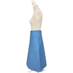 Vintage 70s Blue Quilted A Photo 3