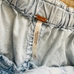 Free People  Moon Bay Parachute Shorts XS NWOT Cargo Utility Low Rise Harem Blue Photo 2