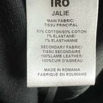 IRO Black Midi lamb leather and cotton with Wrap Design Photo 10