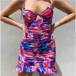 For Love & Lemons  Natasha Mini Dress Size‎ XS Brand New Pink Purple Photo 4