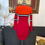 Codigo Striped Y2K Colorblock Sweater Bodycon Dress Photo 4