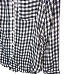 Abound  Weekend Tie Front Checkered Button Up Long Sleeve Shirt Photo 3