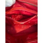MCM Authentic Red Leather Pebble Handbag Purse Pocketbook Medium Sized READ Photo 15