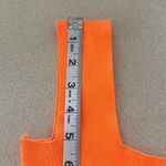 Bright neon orange crop top / cropped top / bright orange / neon top Photo 4