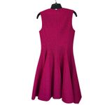 Lela Rose Metallic Pink Knit Tweed Sleeveless A Photo 1