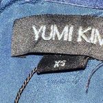 Yumi Kim  That Jazz One Shoulder Midi Dress Women Size XS Navy‎ Blue Ink DR-16128 Photo 2