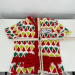 Blizzard Bay Womens Christmas Tree Fleece Hooded Pajama Romper Jumpsuit Size M White Size M Photo 6