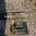 Marc Jacobs  size large grey 100% wool cable & brass button detail sweater. Photo 3