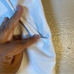 Dana Buchman White and Gold Trousers Photo 3