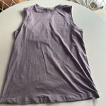 CRZ Yoga Pima Cotton High Neck Tank, Purple grey, Size XS, NWOT Photo 2