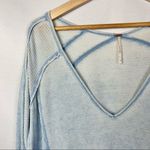 Free People  Light Blue Pacific Thermal Long Sleeve S Photo 5
