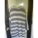 Knox Rose NWT  Long Sleeve Striped Cardigan Blue Size M Photo 4