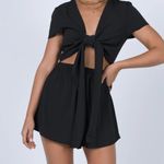 Princess Polly Black Tie Romper Photo 0