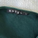 Motel Rocks Emerald Green Satin Mini Dress Photo 3