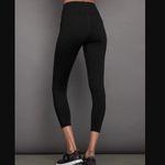 CARBON38 Ribbed High Waist 7/8 Leggings in Black Size Medium $108 Photo 3