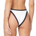 l*space NWT L* White & Black Foley Bitsy Bikini Bottom Photo 2