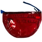 No Boundaries  Jelly Half Moon Red White & Blue Beach Pouch Photo 2