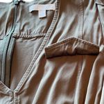 Chelsea28  Olive Green Sleeveless Pantsuit/Jumpsuit with wide legs and pockets Photo 4