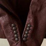 Veronica Beard  Miller Lamb Leather Dickey Jacket in Brown Sz 2 Photo 6