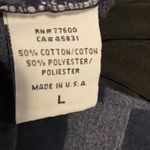 Navy/ grey striped lightweight hoodie Size L Photo 4