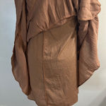 Wishlist NWOT Brown Tiered Dress sz M Photo 3