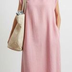 not PERFECT LINEN Pink Linen Tunic Dress Medium Oversized Sleeveless Minimalist Size undefined Photo 0