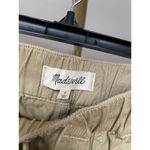 Madewell  Khaki Utility Crop Pants S Cotton Quiet Luxury Neutral Capsule Minimal Photo 5