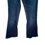 True Religion  Low Rise Dark Wash Flared Denim Jeans Photo 1
