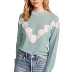 See By Chloe See by Chloé Chevron Lace Sweater Size XL New with FLAW Photo 0