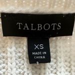 Talbots  Colorful Ombre Pink/Orange/Ivory Pullover Crewneck Cotton Blend Sweater Photo 1