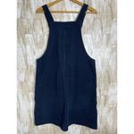 Vintage D.P.S New York Bib Jumper Dress Women's Size L Blue Corduroy Sleeveless Size L Photo 1