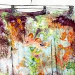 Studio 1940 Plus Size 14/16 Skirt Handmade Tie Dye Eyelet Hem Green Orange 1339 Photo 2