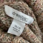 Dress Barn Womans Tan Rainbow Knit Turtleneck Sweater Size 14/16 Photo 6