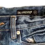 BLANK NYC [] Patchwork Jeans Distressed Denim Straight Leg Women's Size 27 Photo 1