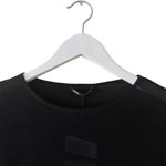ZARA Black Crewneck Silk Long Sleeves Women’s Essential Blouse SZ M #1697 Photo 1