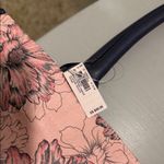 Victoria's Secret Pink Floral Tote with Dark Gray/Grey and Black Trim Photo 9