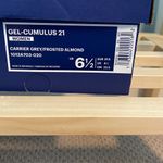 ASICS 6.5 Women's Gel-Cumulus 21 Carrier Grey/Frosted Almond NEW Running Shoes Photo 7