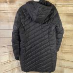 Spyder thermal water-resistant hooded longline black puffer jacket women Size XL Photo 7