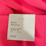 A New Day NWT! Women’s hot pink stretch midi 4” shorts Size 10 Photo 4