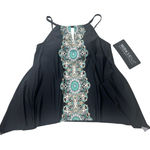MiracleSuit  Womens Samsara Peephole BLACK Tankini‎ SWIM TOP US SIZE 10 Nwt Photo 0